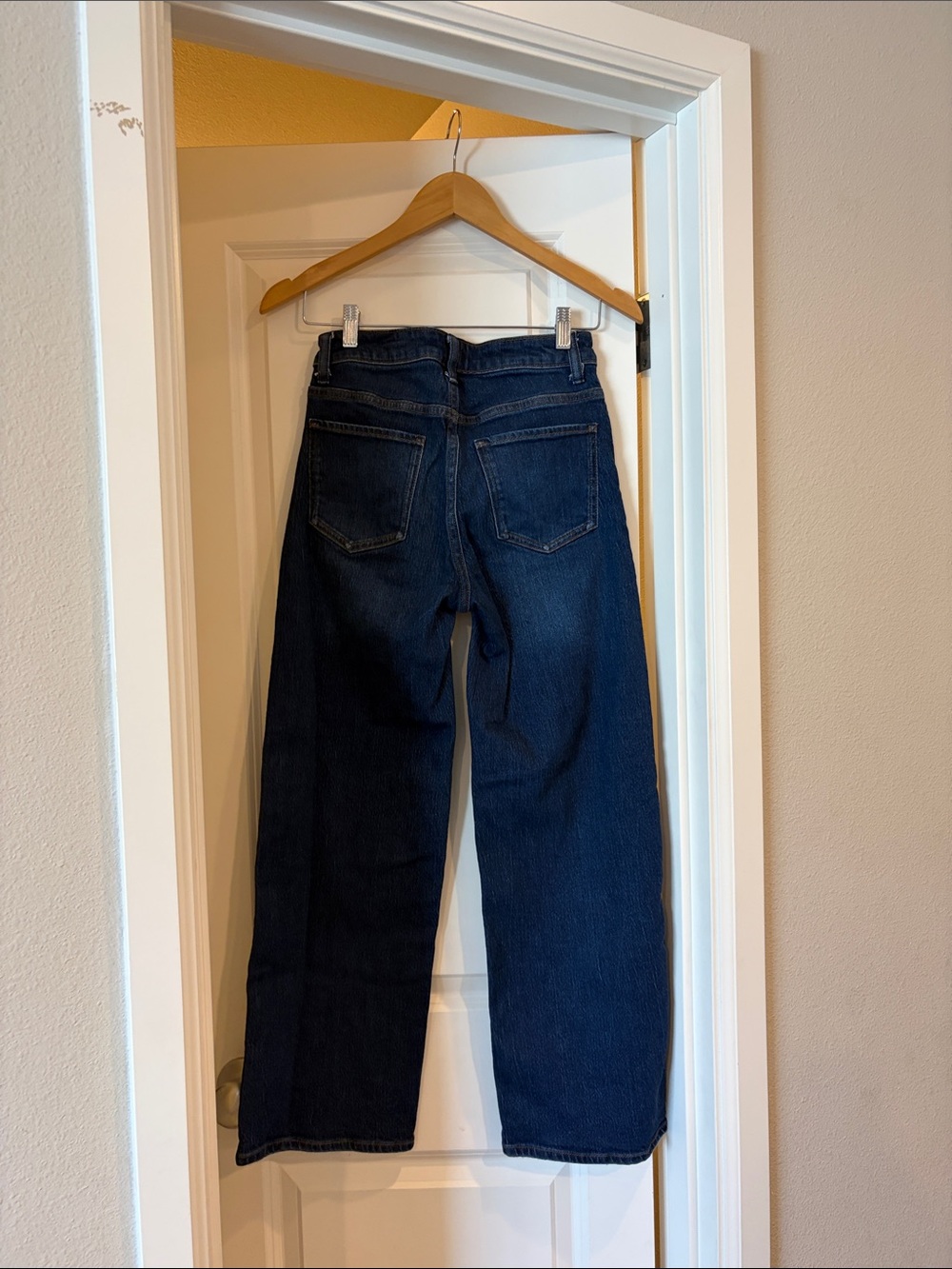 Quince Wide-Leg Jeans in Dark Indigo - Picture 3 of 3
